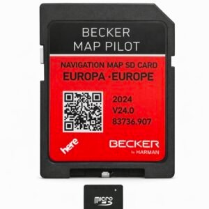MERCEDES BECKER PILOT NAVIGAATTORI KARTTAPÄIVITYS MICRO SD-KORTTI EUROOPPA A1729064701 64 - V24 2025