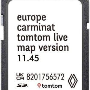 RENAULT CARMINAT LIVE SATELLIITTINAVIGAATTORI KARTTAPÄIVITYS SD-KORTTI EUROOPPA 2026