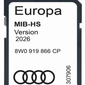 Audi MIB-HS NAVIGAATTORIKARTAN PÄIVITYS SD-KORTILLE EUROOPPA 2026/2027