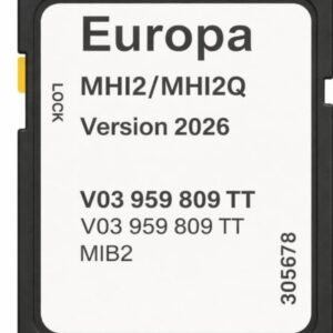 AUDI MMI 4G MIB2 NAVIGAATTORI KARTTAPÄIVITYS SD-KORTTI EUROOPPA 2026